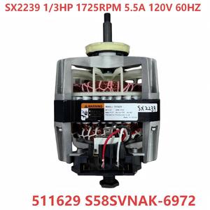 Motor de Secadora R511629P S58SVNAK 6972 120V 60Hz 1/3HP 1725RPM 5.5A Eléctrico de Cobre para Uso Doméstico - Product Image 5