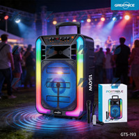 Speaker Trolley Multifungsi GTS Wireless Portable Outdoor DJ Party BT dengan TWS FM Aux & USB 12-Inch GTS-1937 Harga Pabrik