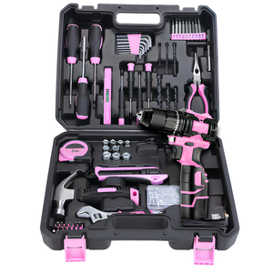 Brushless Compact <b>Power</b> Drill 18-21V Lithium Battery Two-Speed Adjustable Pistol Drill Electric Screwdriver Set - Product Image 6