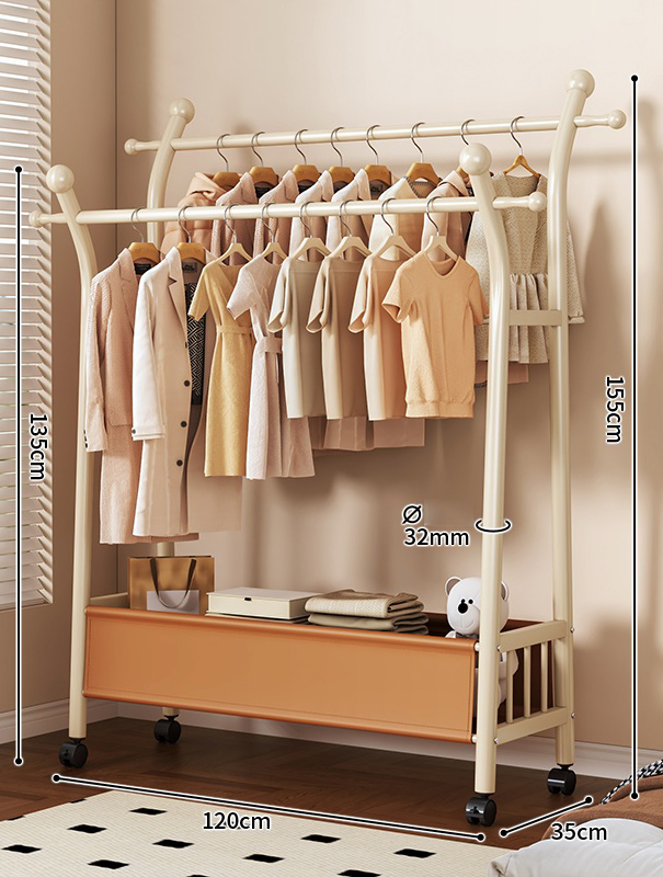 120 ซม. ขาว-ส้ม