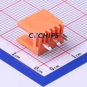 HT396V-3.96-3P Plug-in Terminal Block Through hole,P=3.96mm Connector Board-to-Board / Socket - Open 1x3P 3.96mm Orange - Product Image 2