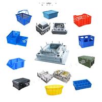 OEM personnalisé pour plastique 1210 plateau logistique palette chariot élévateur palette rack caisse en plastique moulage par injection