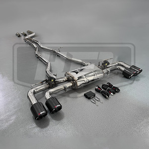 Sistema de Escape Catback HEO para 540I 550i G30, 520I 530I <span class=keywords><strong>G31</strong></span> B48 B58 2.0T 3.0T, Válvula de Acero Inoxidable 304, Acabado Pulido Espejo, Doble Tubo - Product Image 1