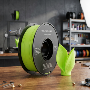 เส้นพลาสติก TINMORRY PLA/PLA+ ขนาด 1.75 มม./2.85 มม. สำหรับการพิมพ์ 3 มิติแบบ FDM น้ำหนัก 1 กก./3 กก./5 กก./10 กก. ผลิตโดยโรงงาน รับผลิตแบบ OEM/ODM/สีเขียวแอปเปิ้ล - Product Image 3