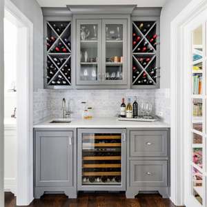 Meuble de bar à vin de luxe sur mesure de haute qualité, meuble de salon en bois - Product Image 4