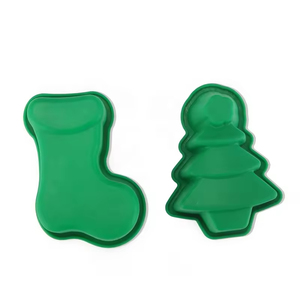 Custom Christmas Cookie <b>Silicone</b> Molds Resin Bakeware Tree Shape Chocolate Cake <b>Tools</b> - Product Image 3