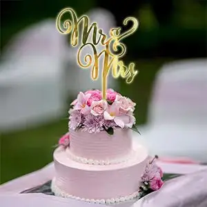 Acrylic Mr Mrs Cake Topper Bride And Groom Cake Topper Wedding Or Anniversary Party Cake Topper.