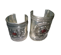 Brazaletes de Moda Vintage Hechos a Mano con Plata de Ley y Latón, Joyería para Mujer con Perlas de Agua Dulce para Bodas y Fiestas