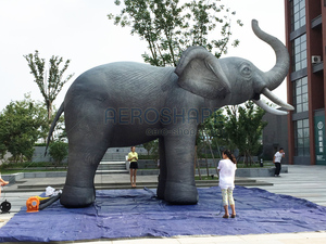 Индивидуальный новый дизайн гигантские надувные животные на заказ Надувные Слоны большие надувные животные модель - Product Image 5