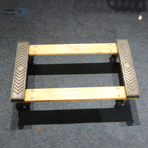 Chariot de meuble en bois dur 30 * 18in avec capuchon en caoutchouc pour travaux lourds Chariot à outils à quatre roues OEM personnalisable à bas prix Boîtier en plastique - Product Image 6