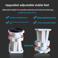 Vente directe usine : Base multifonctionnelle antidérapante réglable pour machine à laver, avec frein à poulie et fonction de levage et de déplacement