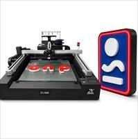 Imprimante d'enseignes 3D ZTEK, imprimante d'enseignes en lettres 3D pour enseignes LED personnalisées, enseignes 3D extérieures, panneaux de logo LED, enseignes commerciales LED