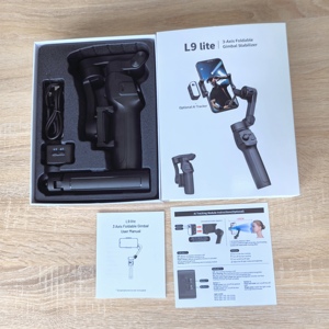 Bán Sỉ L9 Lite Có Thể Gập Lại Cầm Tay Di Động <span class=keywords><strong>Gimbal</strong></span> <span class=keywords><strong>Stabilizer</strong></span> Ai Tự Động Mặt Theo Dõi Vlog Video Ghi Âm <span class=keywords><strong>Gimbal</strong></span> <span class=keywords><strong>Stabilizer</strong></span> - Product Image 6