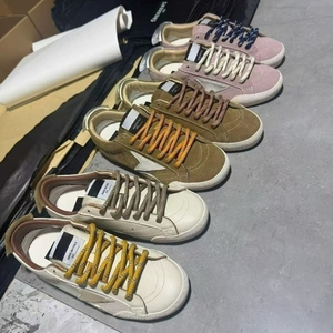 Chaussures de skate rétro coréennes pour <span class=keywords><strong>femme</strong></span>, toutes saisons, à bout fermé, à lacets, à enfiler, en cuir de vachette vulcanisé, confortables - Product Image 2