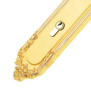 <span class=keywords><strong>Poignée</strong></span> en laiton doré de style victorien pour <span class=keywords><strong>porte</strong></span> <span class=keywords><strong>d</strong></span>'<span class=keywords><strong>entrée</strong></span> ou <span class=keywords><strong>porte</strong></span> principale de luxe dans les villas, hôtels ou appartements - Product Image 4