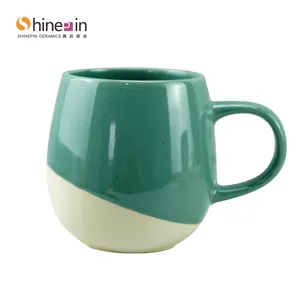 Vendita calda stile nordico Speckle Colors glassa fango di fondo Macaron ceramica tazze da caffè colori di personalizzazione
