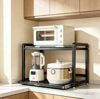 Étagère de rangement multifonctionnelle pour usage domestique, petite taille et facile à nettoyer, support coulissant pour cuisine et salon