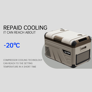35L New Products Car Fridge Portable <b>Refrigerator</b> Camping 12V 24V Compressor Cooler Box Portable Car <b>Refrigerator</b> - Product Image 4