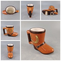 VENTE FLASH Tasse en céramique de style américain en forme de botte pour l'intérieur