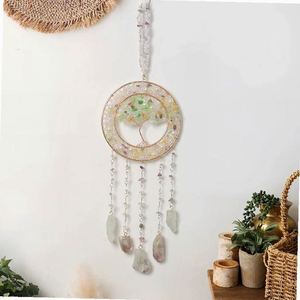 Korb für Ranken an der Wand Blaue Rattan-Wanddekoration Arabische Indonesische Wandkunst 3 Bilder Zusammengefügt - Product Image 2
