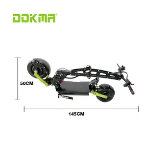 Dokma D-Neya moteur 40-50 km/h LCDMetere interrupteur à clé chargement E scooter frein à huile scooter électrique pour la course sur route