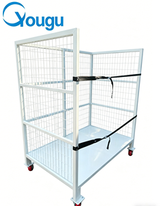 Carrello Logistico <span class=keywords><strong>a</strong></span> Rete con Finitura in Acciaio Zincato <span class=keywords><strong>per</strong></span> Massima Resistenza e Sicurezza del Carico - Product Image 4