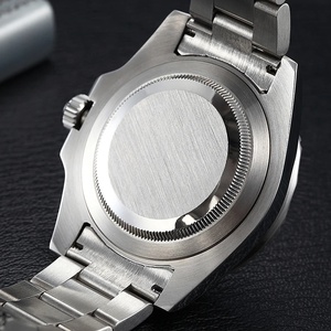 2025年新作 パルニス ステンレススチール 40mm ホワイトダイアル 機械式自動巻き メンズ腕時計 カレンダー オレンジ GMT サファイアクリスタル - Product Image 5