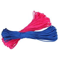 Paracord en polyester durable 7 brins 4mm 100 pieds/lot Capacité de 550 lb Cordon de parachute de randonnée en plein air pour vêtements chaussures