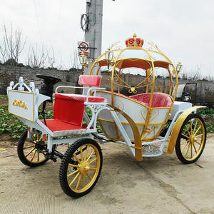 Carruaje de Calabaza Blanco de <span class=keywords><strong>Cenicienta</strong></span>, Estilo Carruaje de Caballos, de Wobeiqi, para Parques de Atracciones, Guarderías o Uso Doméstico - Product Image 3