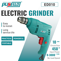 Perceuses électriques Pusello 450W, perceuse à main avec mandrin de 10 mm, perceuses électriques filaires pour métal, bois, bricolage