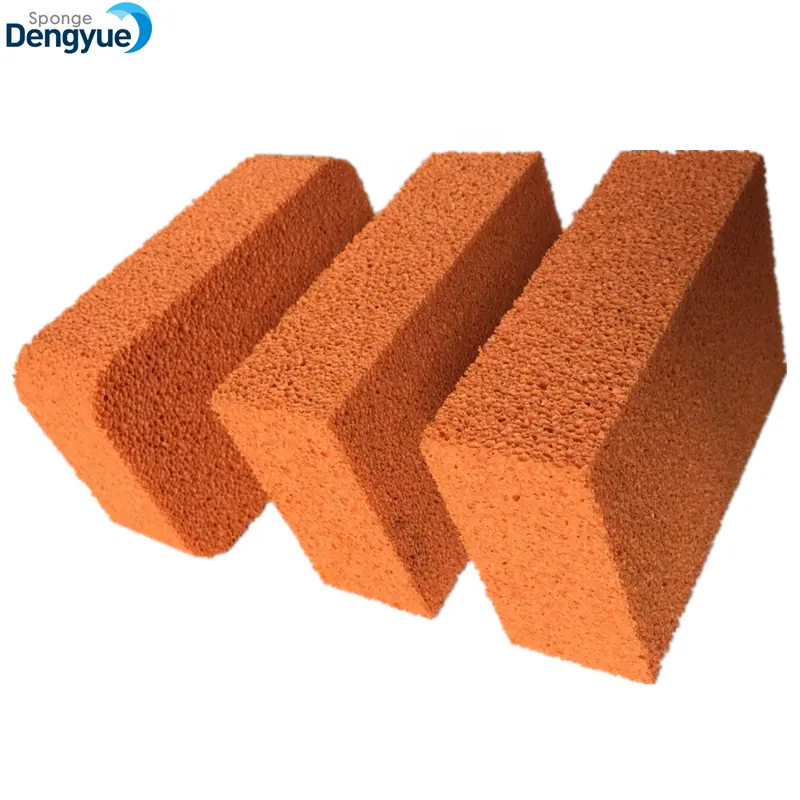 280*140*20mm Clay Tablets Open Cell Nature Rubber Sponge Foam trowel