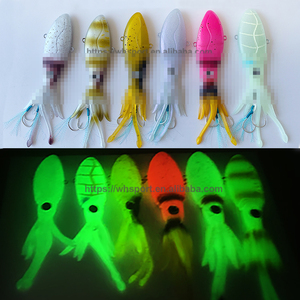 Nuevo Señuelo de Pesca para Calamar de 90 g y 130 g con Anzuelo Auxiliar, Teaser de Calamar Suave, Squidtrex, Egi, Jigs para Pesca de Calamar - Product Image 4