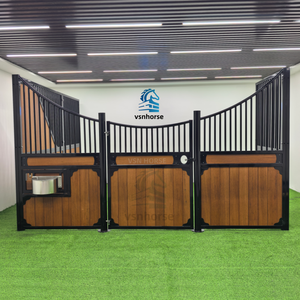 Stalla Portatile per Cavalli Zincata a Caldo per Uso Agricolo, Costruzione Robusta con Tetto, per Centri di Addestramento e Cortili Privati per Cavalli Weisien <span class=keywords><strong>VSN</strong></span> - Product Image 4