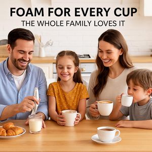 Handheld Milk Frother Electric Stirrer Mini Foam Maker Stainless Steel Coffee Whisk - Product Image 2