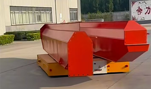 Carro eléctrico de cama plana con freno de disco de cuatro ruedas YAOU, plataforma, camión de transferencia de carga, carro de transferencia Industrial alimentado por batería - Product Image 5