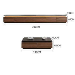 Meuble TV design moderne, meuble TV en bois sur mesure, design moderne et luxueux pour salon - Product Image 3