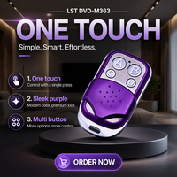 Control Remoto Universal de 4 Teclas, 315/433.92MHz, con Cubierta Deslizante Antipresión, Transmisor Inalámbrico para Puerta Automática y Persianas Enrollables