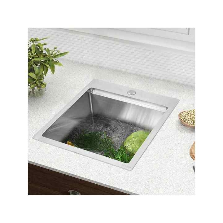Stainless Steel Kitchen Sink with Faucet Nano Surface Treatment Workstation Sink with Cutting Board and Strainer