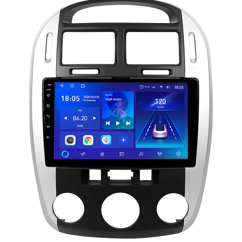 Kia Cerato için 1 LD 2004 - 2008 araba radyo multimedya Video oyuncu navigasyon stereo GPS Android hiçbir 2din 2 din dvd