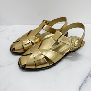 Sandalias Romanas Planas Tejidas Estilo Coreano para Mujer, Tendencia de Moda Otoñal, Cierre Deslizante, Estilo Informal para Exteriores - Product Image 4