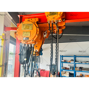 Explosieveilige Kraankettingtakels 2 ton 5 ton 7,5 ton 10 ton Elektrische kettingtakels met loopkat - Product Image 1