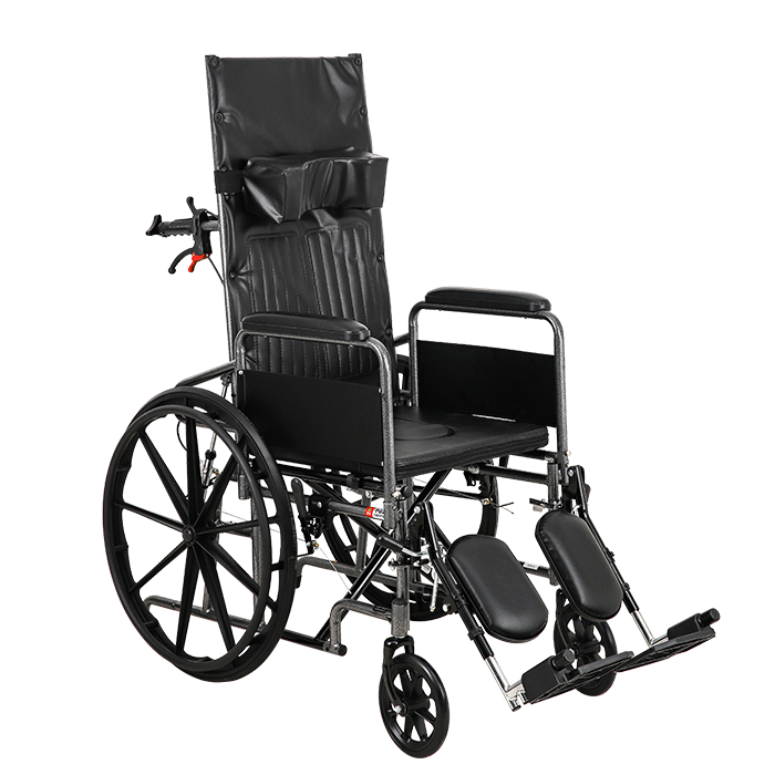 Heavy Duty Steel Frame Wheelchair for