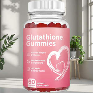 OEM ODM GMP Glutathion Gummies Mariene Collageen & Vitaminen Huidverlichtende Verheldering voor Haar Nagels Botten Gezondheid - Product Image 2