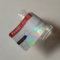 Étiquettes autocollantes holographiques laser personnalisées, imperméables, adhésives professionnelles pour flacons et pots en verre cosmétiques et médicaux