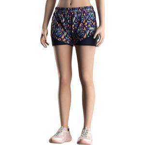 Maillot de bain décontracté personnalisé avec logo, chemises et pantalons de plage noirs sexy pour femmes, shorts unisexes 2-en-1 pour femmes - Product Image 5