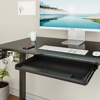 Escritorio Ergonómico de Altura Ajustable Eléctrico, Moderno y Resistente, de Metal, con un Solo Motor, Estación de Trabajo para Computadora, Fácil de Armar