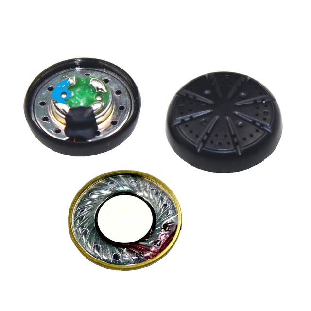 Full Frequency 16ohm Speaker 15.4mm Driver with LCP&PET Composite Diaphragm Low Distortion Deep Bass Sound Headphone Driver