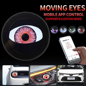 ไฟ LED แบบไดนามิกใหม่ไฟตกแต่งแบบสองโหมดตาปีศาจแบบไดนามิกไฟ LED ไฟตกแต่งรถยนต์ไฟหน้านกอินทรี - Product Image 5