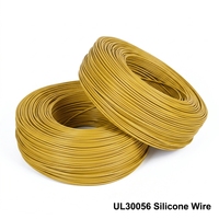Cable de Silicona UL30056 de 17 AWG, 1.1mm², Calibre 17, Súper Flexible, Cobre Estañado, 3000V, Cable de Alimentación de Alta Temperatura para RC, Medicina, FPV, UAV