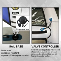 Set de Tabla de Paddle Surf Inflable ESUP con Vela Incluida, Equipo Deportivo para Deportes Acuáticos al Aire Libre